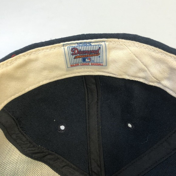 Vintage Cleveland Indians New Era Hat Pro Model USA Chief Wahoo Fitted Sz 7 1/4 - Picture 6 of 10